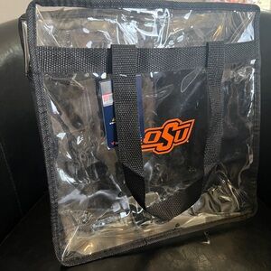 OSU Clear Tote Bag with Black Trim